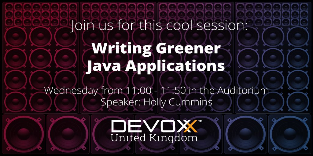 DevoxxUK Session Spotlights:

Writing Greener Java Applications with Holly Cummins
devoxx.co.uk/talk/?id=1965

Quarkus for Spring Developers with Eric Deandrea
devoxx.co.uk/talk/?id=1971

Full Session List:
github.com/quarkusio/quar…

#quarkusworldtour #kubernetesnativejava #devoxxuk
