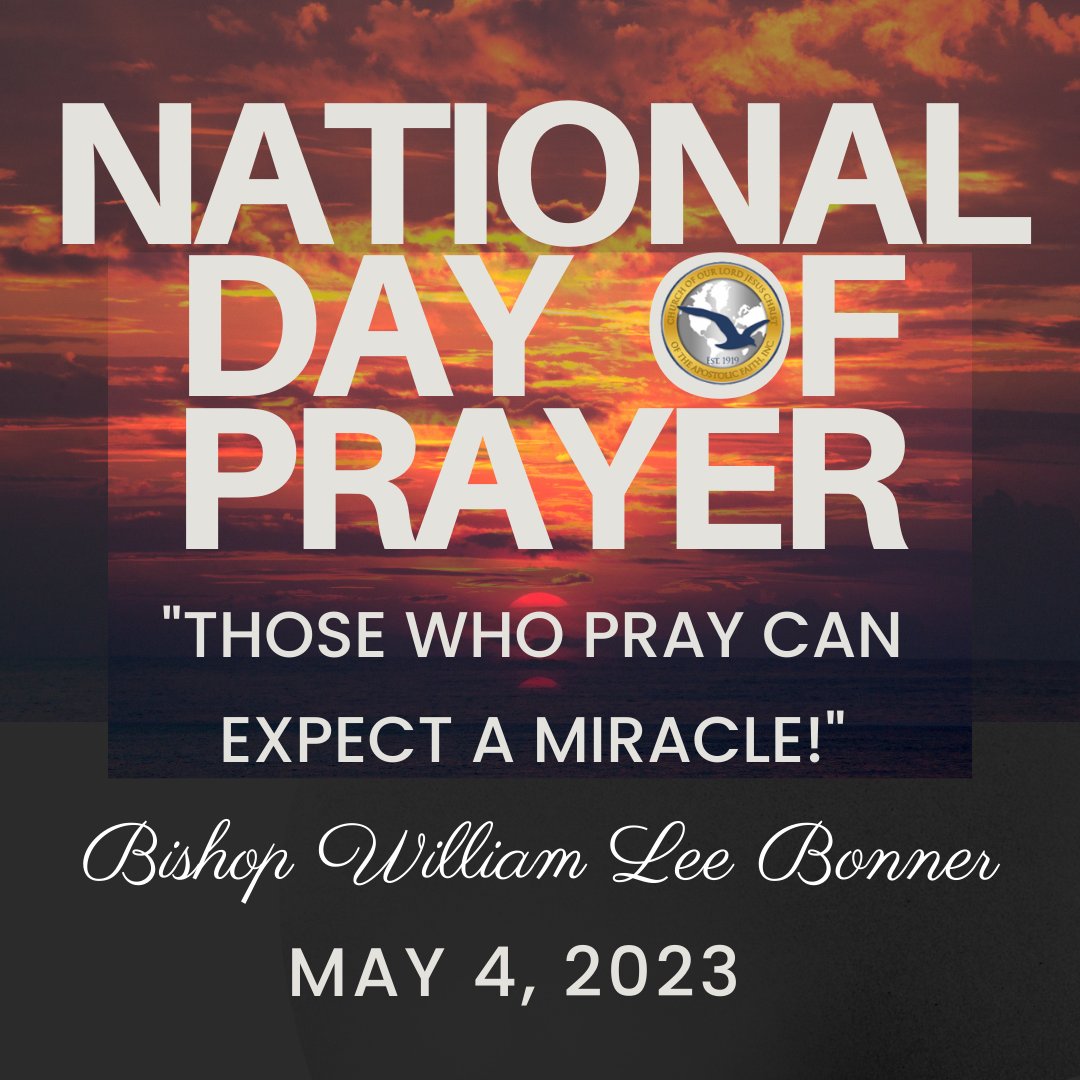 Today we join together for a National Day of Prayer! In the words of the Late Bishop William Lee Bonner, "Those who Pray can Expect a Miracle."  #COOLJC #NationalDayOfPrayer #AlwaysPray