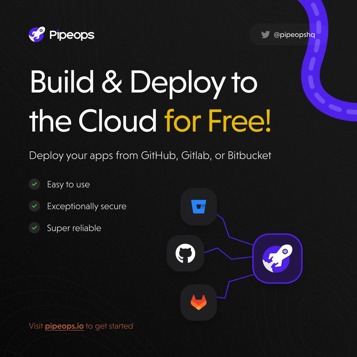 pipeopshq's tweet photo. Tired of tangled deployment workflows? 😭Simplify your life with our free cloud deployment service - it's easy, secure, and did we mention it's free? Visit https://t.co/VFw9DdmWg2 to get started!🚀

#DevOps #Cloud #DeployNow https://t.co/eXMHZlTUEW