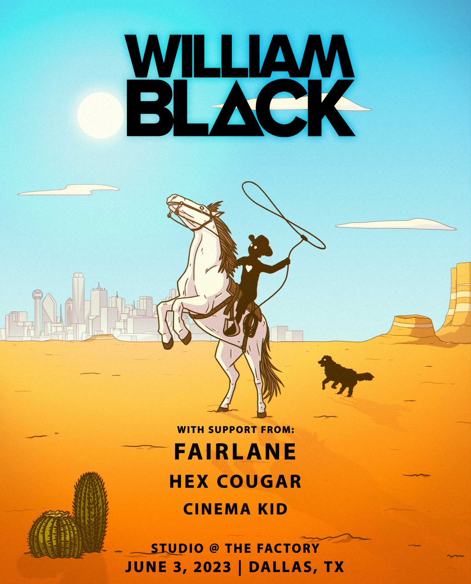 I’m bringing a stacked lineup of homies to Dallas 🤠 @FairlaneMusic @HexCougar @itscinemakid Tix are goin’ quick