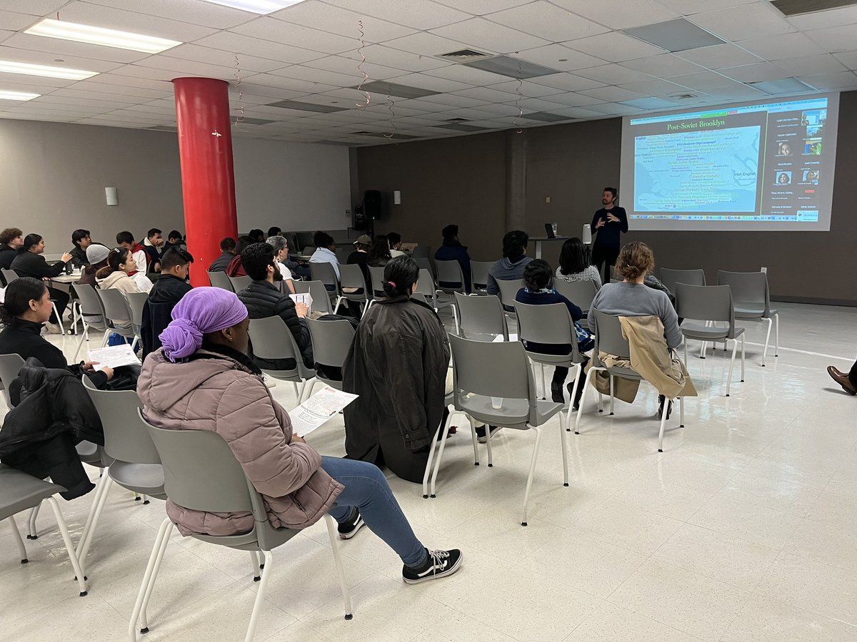 Join us today for #LAGCC Asian American Pacific Islander Mini-Conference in Room E-111.  Happening  now- “Mapping Asian Languages in Queens”