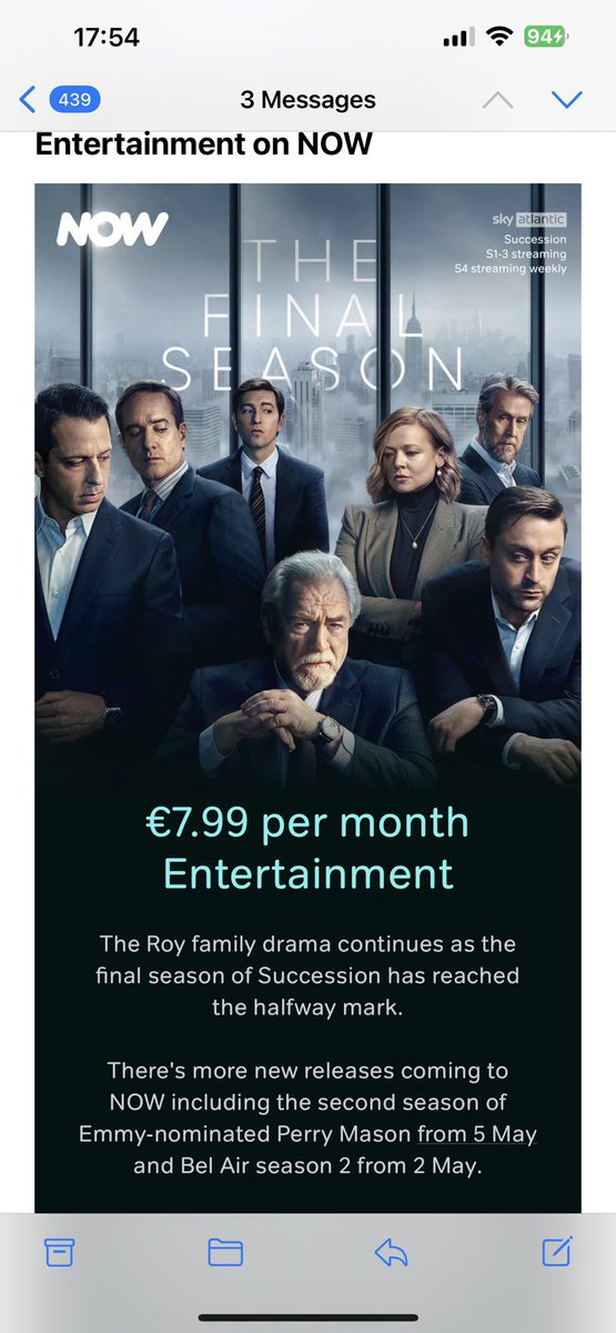 sharlow70's tweet photo. @NOW Tried to claim this offer today but was charged €11.99 😡 https://t.co/pkEuUNg3qC
