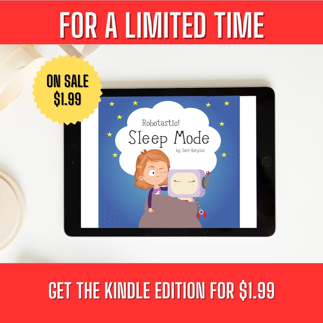 Robotastic's tweet photo. Still wanting to checkout Robotastic! Sleep Mode but haven’t had the chance?

You have till Saturday to snag the Kindle edition for $1.99 (on sale from $4.99).

https://t.co/K8TJp6fcEJ

Who doesn’t love a sale?!

#kindlebooks #childrensbooks #stembooks https://t.co/QwUMzgF4zd