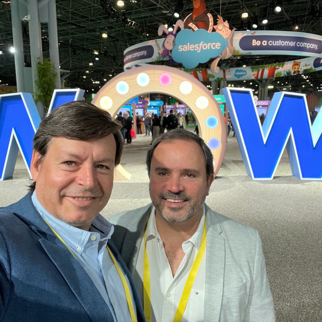 cloudgaia's tweet image. ¡Hola Nueva York! Estamos presentes en el #WorldTourNYC

Nicolás Orzabal y Juan José López Santiso nos representan en este increíble evento de @salesforce 

¿Estás aquí? ¡Podemos ayudar a tu empresa a seguir creciendo y evolucionando! 🚀

#EvolvingTogether #Salesforce