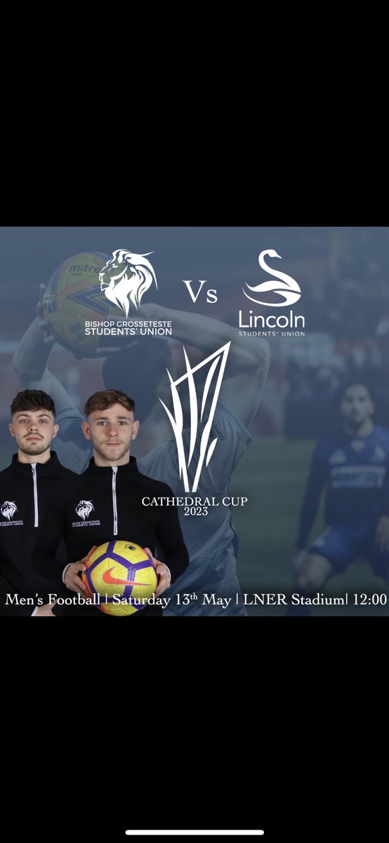 🗓️ Saturday 13th May
🏟️ LNER STADIUM
🕰️ 1pm Kick Off

eticketing.co.uk/imps/EDP/Event…

SRP (Black) for our supporters

Come and support the boys in their biggest fixture of the year looking to retain the Cathedral Cup for another year🏆