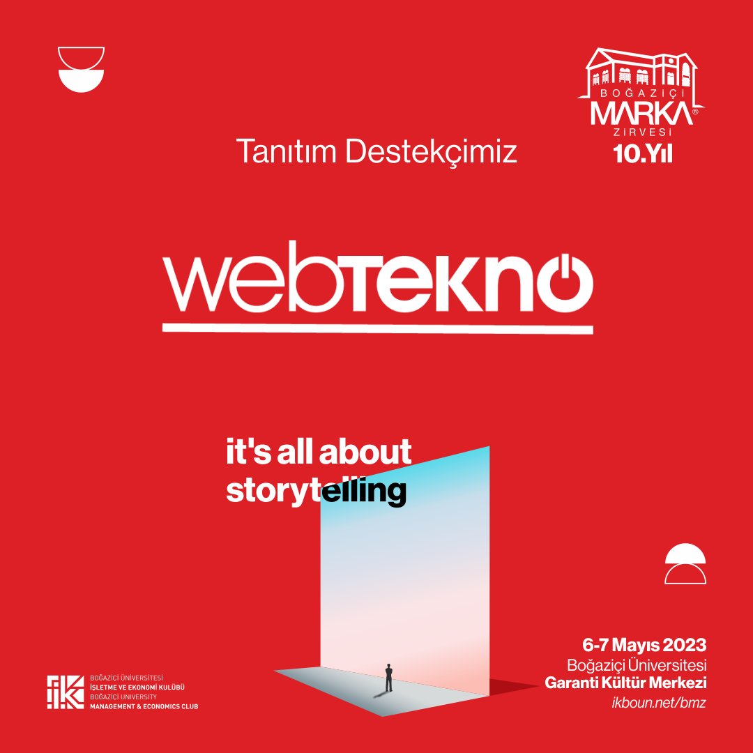 Webtekno Boğaziçi Marka Zirvesi'nde Tanıtım Destekçimiz!

Etkinliğimiz sertifikalıdır.

Yerini ayırtmayı unutma!

Biletlere ulaşmak için:
biletino.com/tr/e-l3l/bogaz…