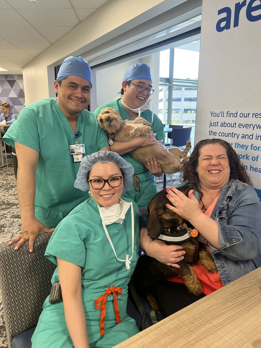Resident wellness - donuts and dogs! 🐶 🍩