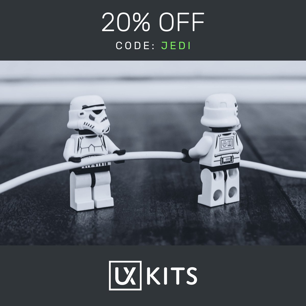 Hi folks, the whole shop is 20% off until Tuesday with code "JEDI". 

Happy May the 4th!
