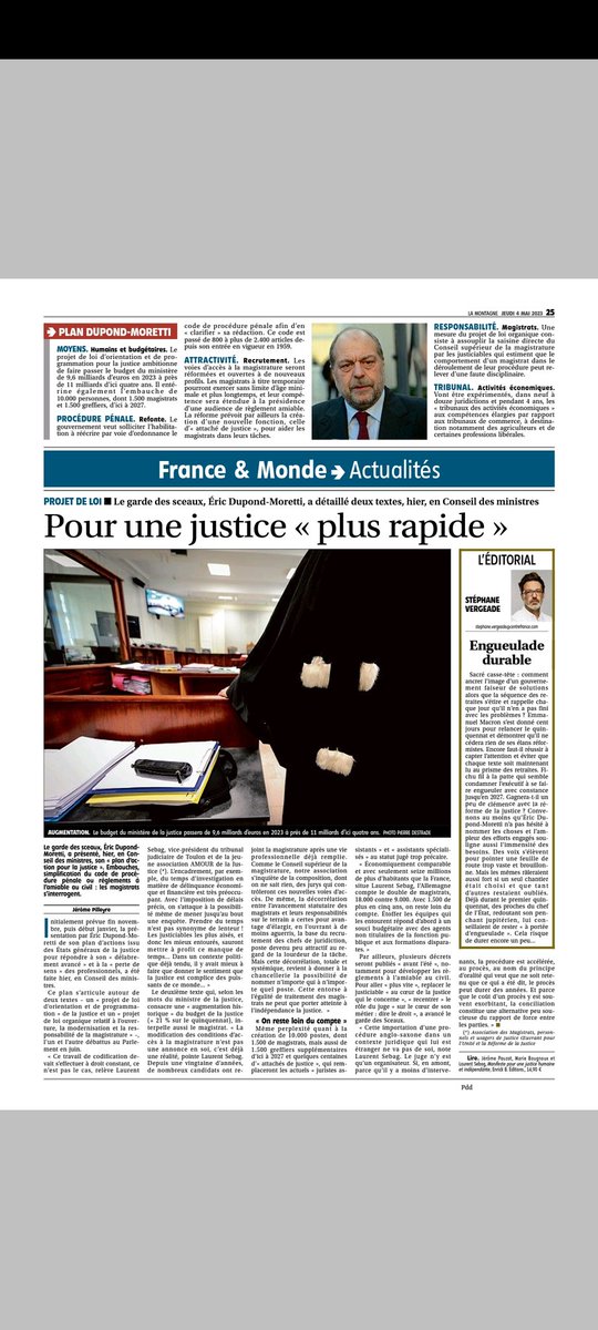 AMOURJ19's tweet photo. Interview de notre vice-président Laurent Sebag sur les deux projets de loi de réforme de la justice... Les inquiétudes demeurent nombreuses ! https://t.co/ywCAfZcL49