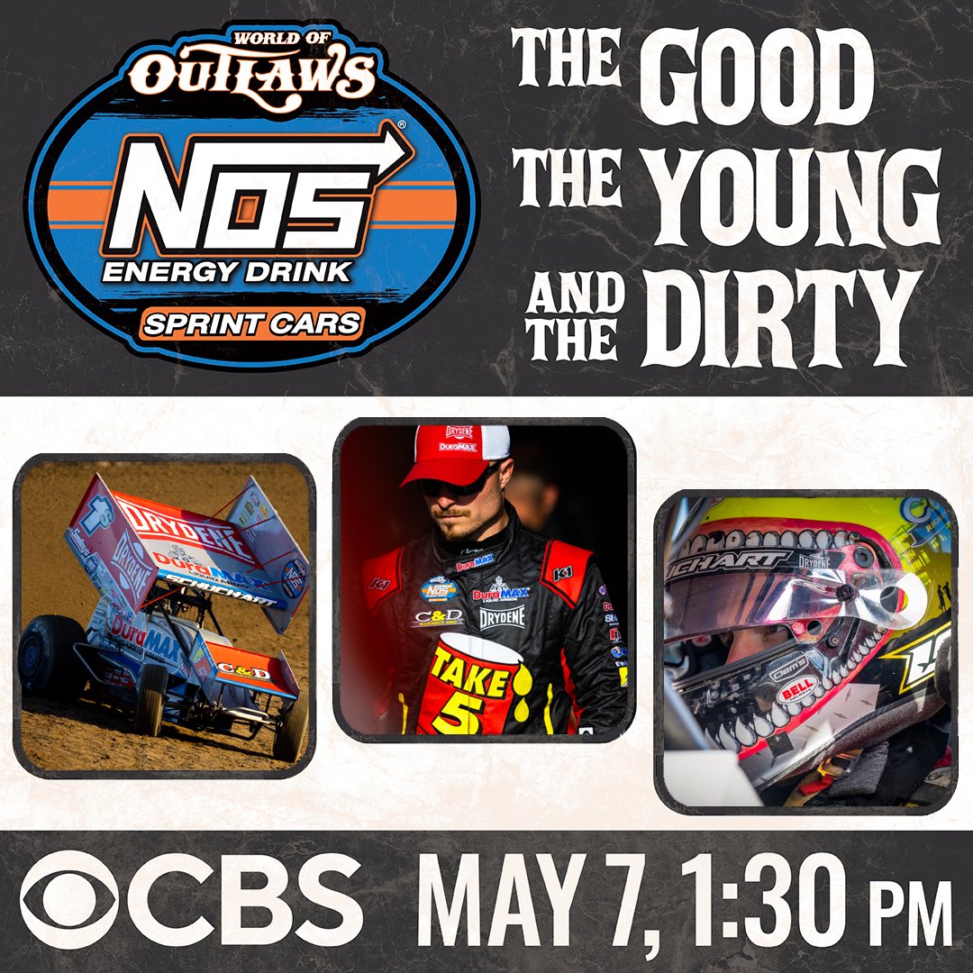 LSchuchart1s's tweet photo. Chasing my dream with our family team @sharkracingWoO. Learn more about how important family is within the @WorldofOutlaws Sunday on @cbstv at 1:30 p.m. (ET) in the "The Good, The Young and The Dirty." https://t.co/Qay7Z5BwYC