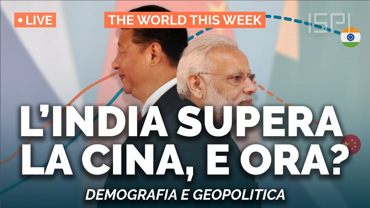 ISPI (@ispionline) on Twitter photo "Demografia e geopolitica: l’India supera la Cina, e ora?"
Grazie ai relatori e a chi ci ha seguito.
Con <a href="/mardilevante/">Nicola Missaglia</a>, ISPI; <a href="/AngelaPaparusso/">Angela Paparusso</a>, @CNRIrpps; <a href="/frarocchetti/">Francesco Rocchetti</a>, ISPI; <a href="/AleRosina68/">Alessandro Rosina</a>, <a href="/Unicatt/">Università Cattolica</a>
Rivedi l'evento: bit.ly/3oKWKhc "Demografia e geopolitica: l’India supera la Cina, e ora?"
Grazie ai relatori e a chi ci ha seguito.
Con <a href="/mardilevante/">Nicola Missaglia</a>, ISPI; <a href="/AngelaPaparusso/">Angela Paparusso</a>, @CNRIrpps; <a href="/frarocchetti/">Francesco Rocchetti</a>, ISPI; <a href="/AleRosina68/">Alessandro Rosina</a>, <a href="/Unicatt/">Università Cattolica</a>
Rivedi l'evento: bit.ly/3oKWKhc