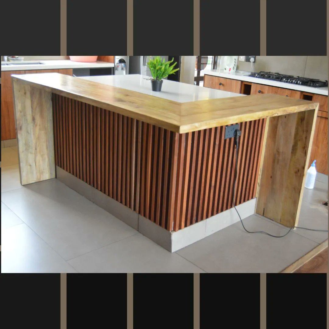 UnityMakers's tweet photo. "This Thursday: a short story on how a Mango wood accent piece became the centre of attention in a client's kitchen. A Beautiful place to be for breakfast? Our thoughts exactly. " 

#woodkenya #customfurniturekenya #furnituredesignkenya #woodfurniturekenya #qualityfurniture https://t.co/cOYDXSGqoT