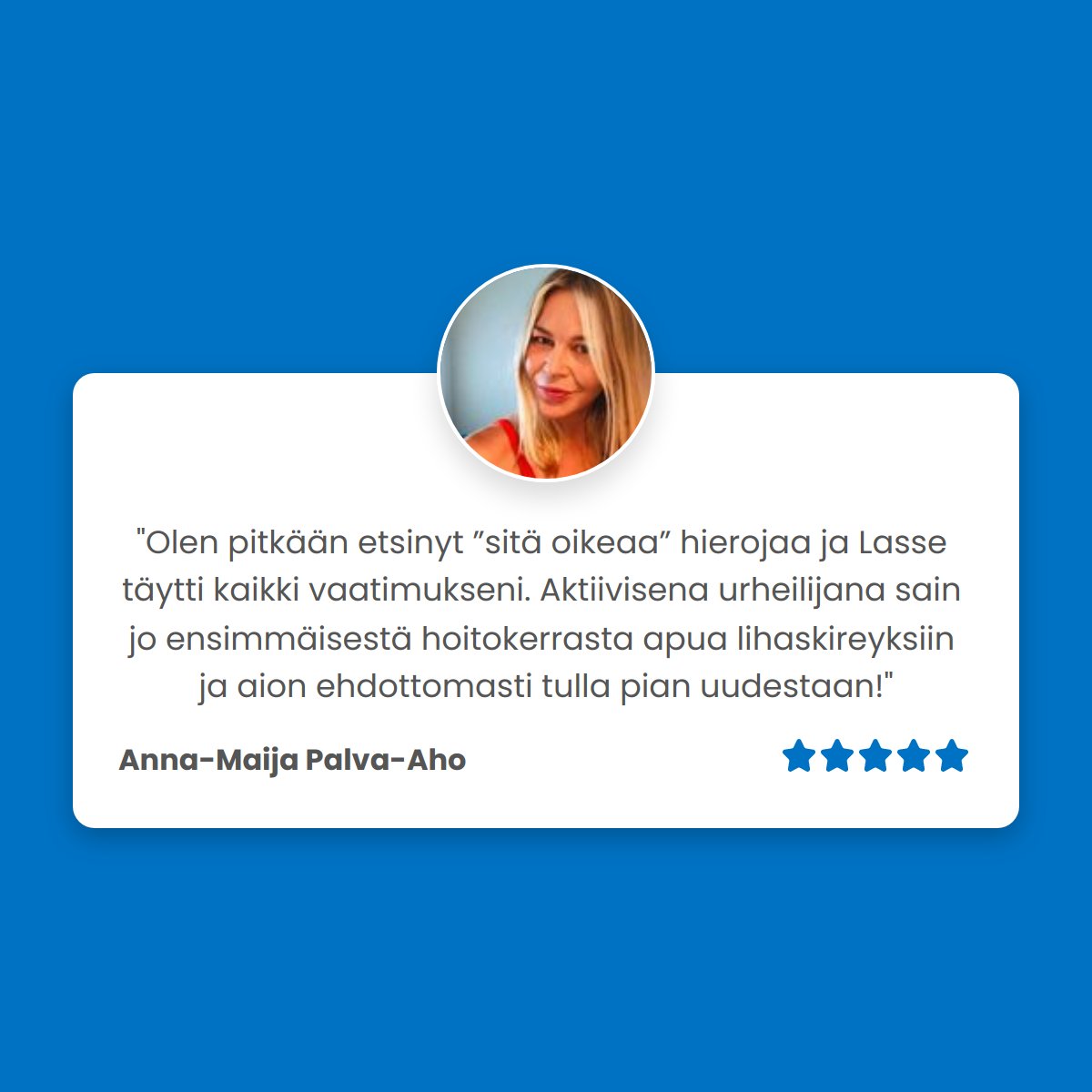 hefysio's tweet photo. Asiakkaiden palautteita on aina mukava julkaista. Tässä yksi esimerkki HE FYSION ammattilaisten osaamisesta.

Jos sinulla on kipuja tai lihasjumeja, varaa maksuton etäkonsultaatio täältä: https://t.co/z8o590zMgG https://t.co/0kdvncovRx