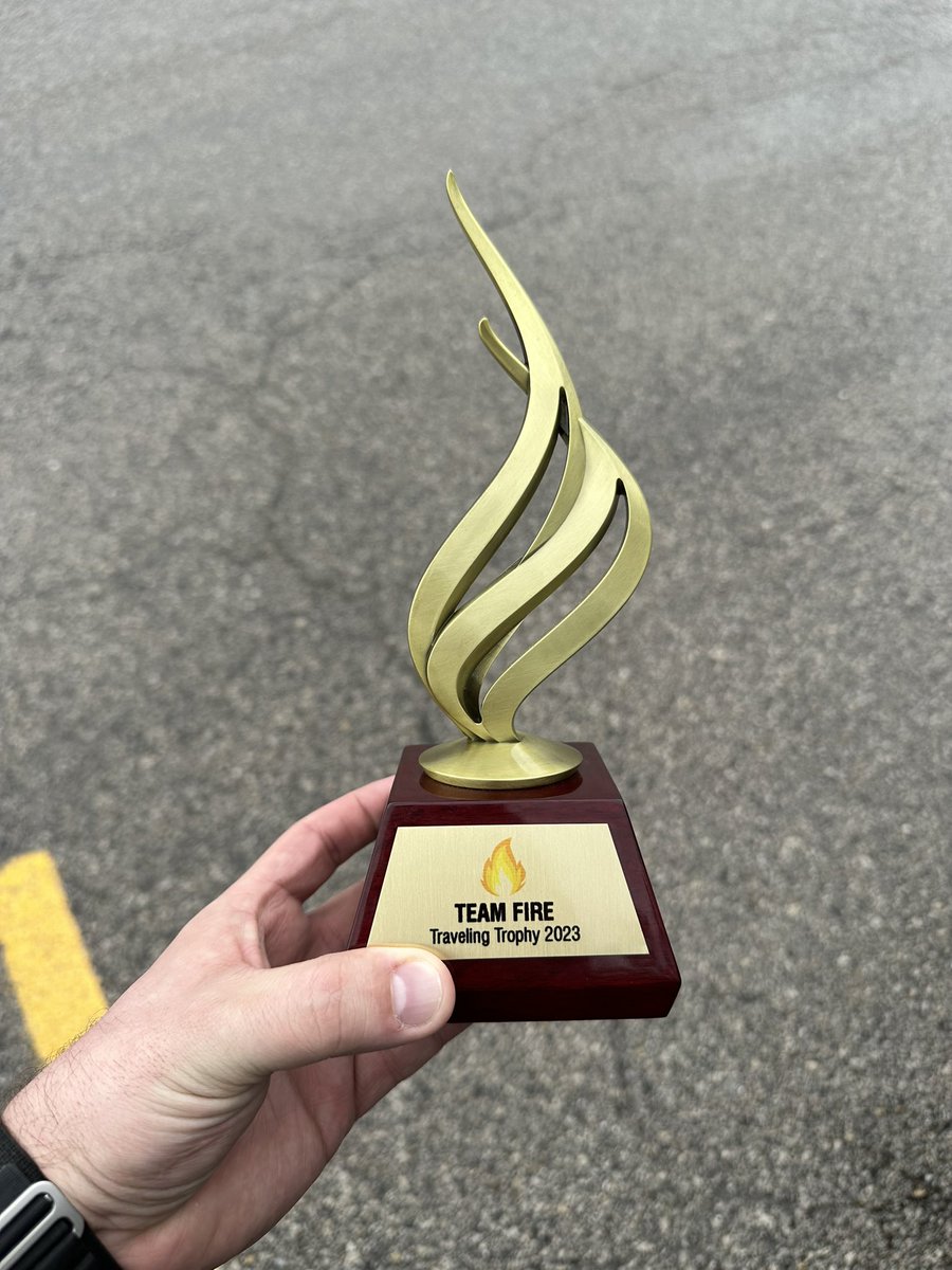 Excited to Bring the Team Fire 🔥 Traveling Trophy to Van Voorhis from our hard work in April ⚡️⚡️⚡️
#LifeatAtt #unstohpable #Primetime