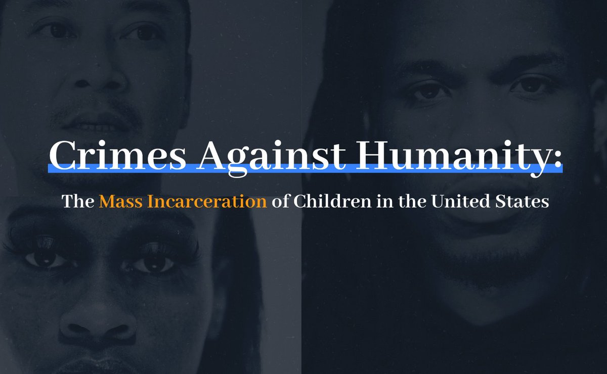 Next week, we're releasing a report that will shed light on the mass incarceration of children in adult prisons in the US. Stay tuned 👀

#nokidsinprison #juvenilejustice #youthjustice #criminaljusticereform #childadvocacy