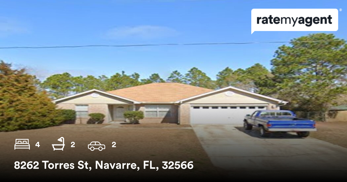 sharpesusan's tweet photo. 🛌 4 🛀 2 🚘 2
📍 8262 Torres St, Navarre, FL, 32566

My latest listing on #RateMyAgent.
 BK3327931
https://t.co/QAxJO4A1w2

...
#ratemyagent #realestate #Coldwell_Banker_Realty https://t.co/UWI4KzPyOh