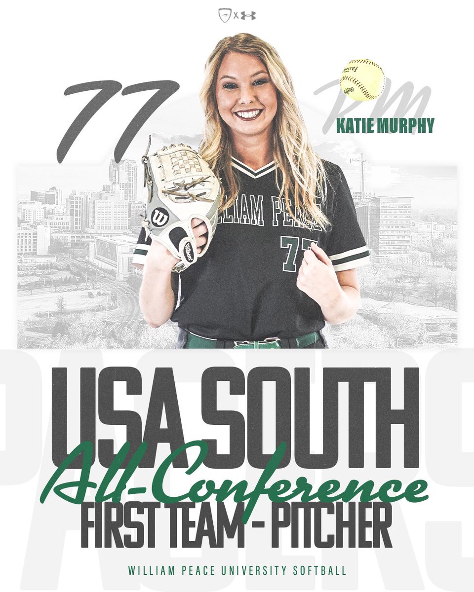 GoPeacePacers's tweet photo. USA SOUTH SOFTBALL ALL-CONFERENCE 🐎🥎

Congratulations to Katie Murphy and Adanya Day on being named First Team All-Conference, Anna Suggs on being named Second Team All-Conference, and Madeline Bevens on being named All-Sportsmanship! https://t.co/gUjm63dsAI