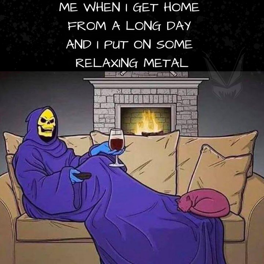 What's your go-to metal song? 🤘☠️⚡️

#Metal #Goth #Emo #Alternative #MetalMeme #Skeletor #Vampirefreaks