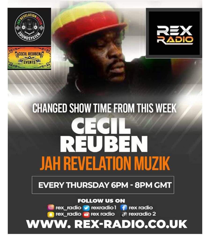 rexradio1's tweet photo. https://t.co/8GueWKRfkA
Thursdays!!
Tune in 6pm today
Live interview with Dononvan Kingjay
Cecil Reuben
Jah Revelation Muzik
#cecilreuben #jahrevelationmuzik #donovankingjay #robertrex #London #global #rexradio #robetrexentertainments #powerplay #dynamite #supasoca https://t.co/ULCb3N1tg8