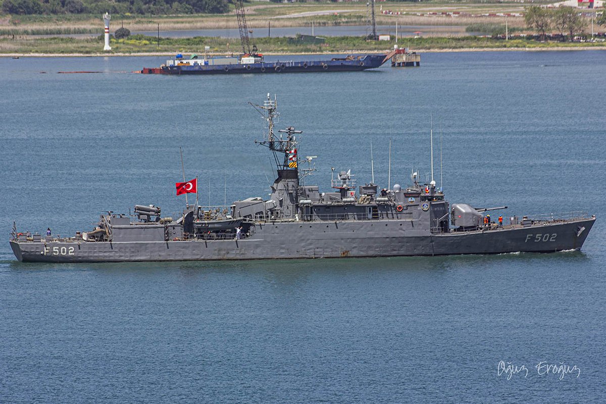 OguzEroguz1's tweet photo. #TurkishNavy's #BurakClass #Corvette #TCGBandırma #F502 (ex. @MarineNationale's #DEstiennedOrves-class #A69 type aviso #FSQuartierMaitreAnquetil #F786) https://t.co/PqAoOX06Q2