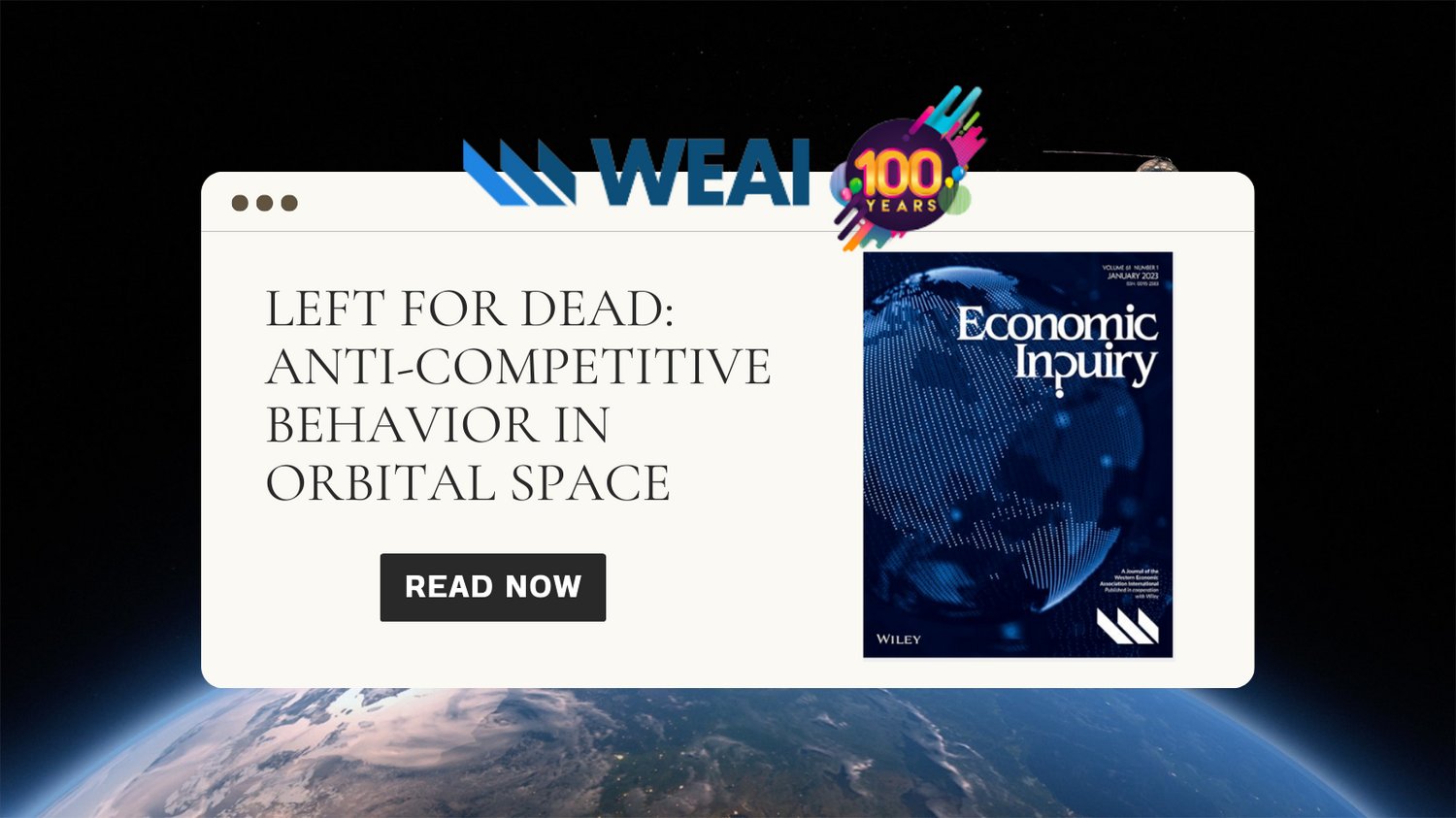 Western Economic Association International / Twitter