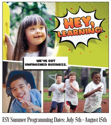 Attention, SCSD Families: Does your child receive extended school year (ESY) services on their IEP?

If so, register them for the SCSD ESY Summer Program! ESY Summer Programming will run from July 5th - August 15th. 

Learn more and register your child at: syracusecityschools.com/districtpage.c…