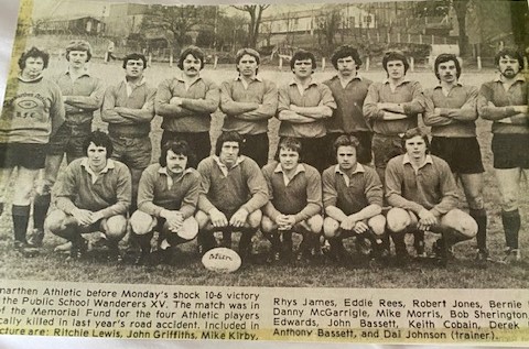 CarmAthletic's tweet photo. A blast from the past! 1978 to be precise. A prestige fixture against the Public Schools Wanderers at the Park. An impressive 10-6 victory for Athletic against
some big names (peppered with a few Athletic boys!) https://t.co/zAW5Ucl8Lr