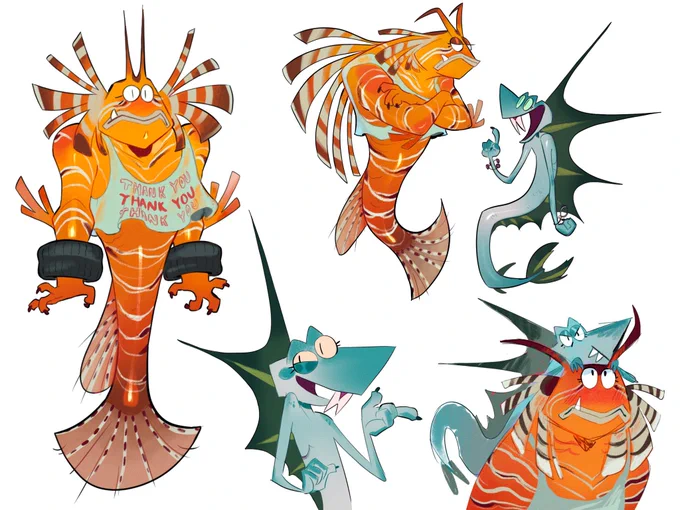 Some merms of merman past that I still enjoy! (1/2)