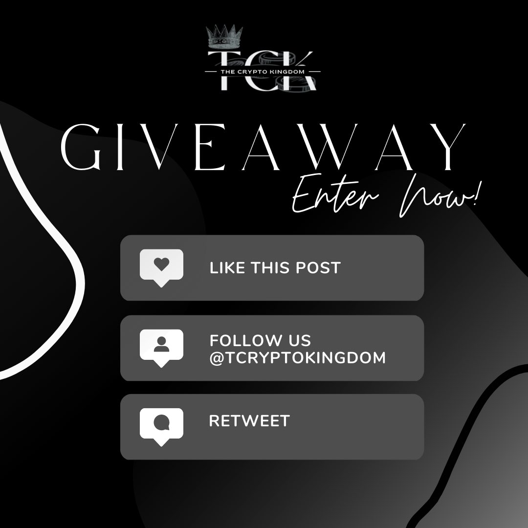 TCryptoKingdom's tweet photo. GIVEAWAY includes 500$ future position, tons of bonuses and premium subscription! 💸 

1. Like the post.
2. Follow @TCryptoKingdom 
3. Retweet this post.

Note: The more you retweet and engage, the higher chances of winning.👑💰

#crypto #bitcoin #cryptocurrency #blockchain #btc https://t.co/ZbYicO6ney