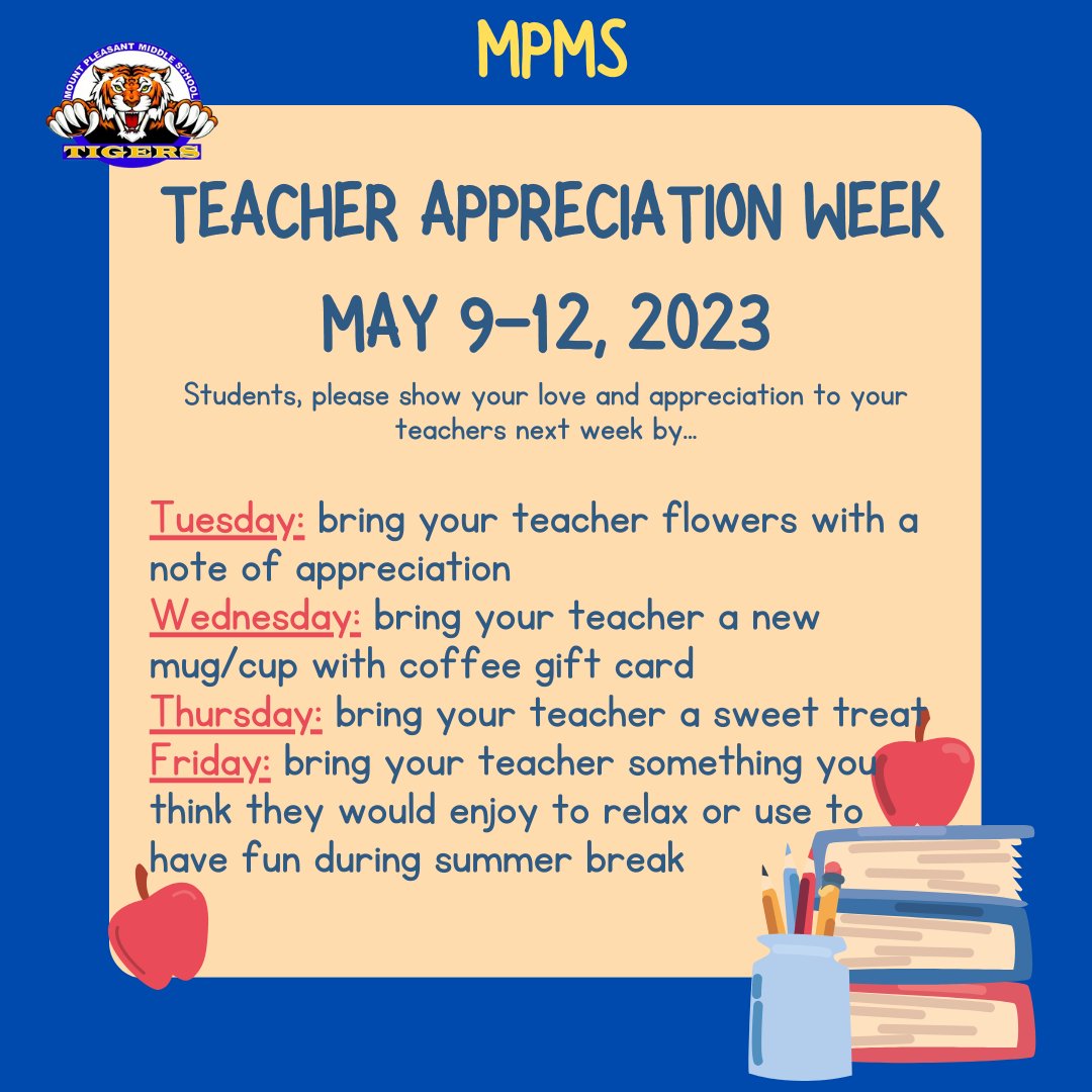 Mt. Pleasant Middle (@mpms_tigers) on Twitter photo 