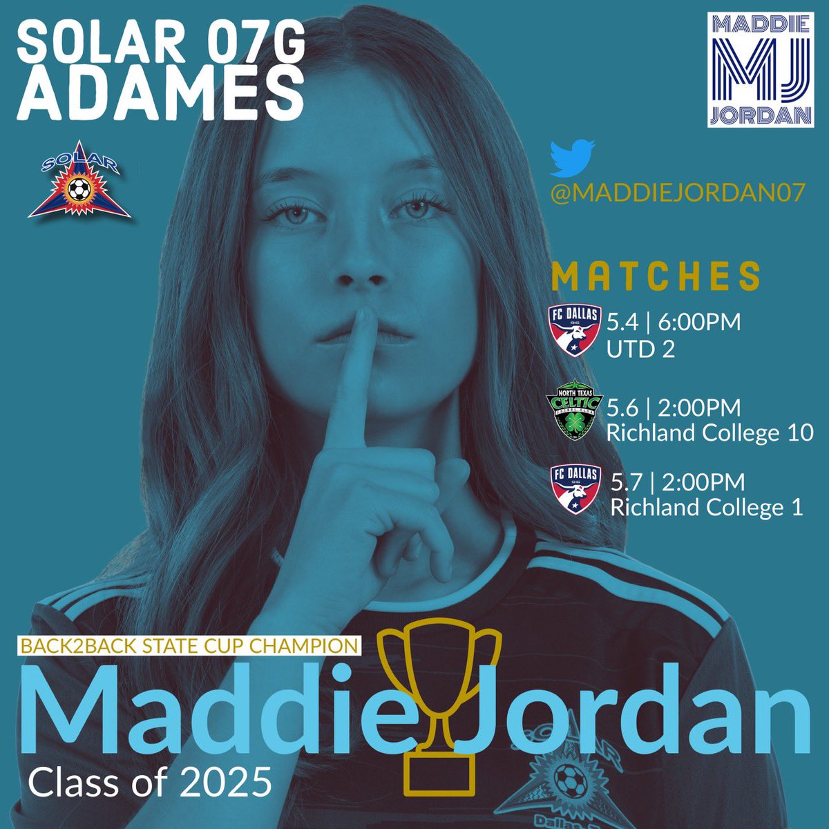 Maddie Jordan “MJ” tweet media