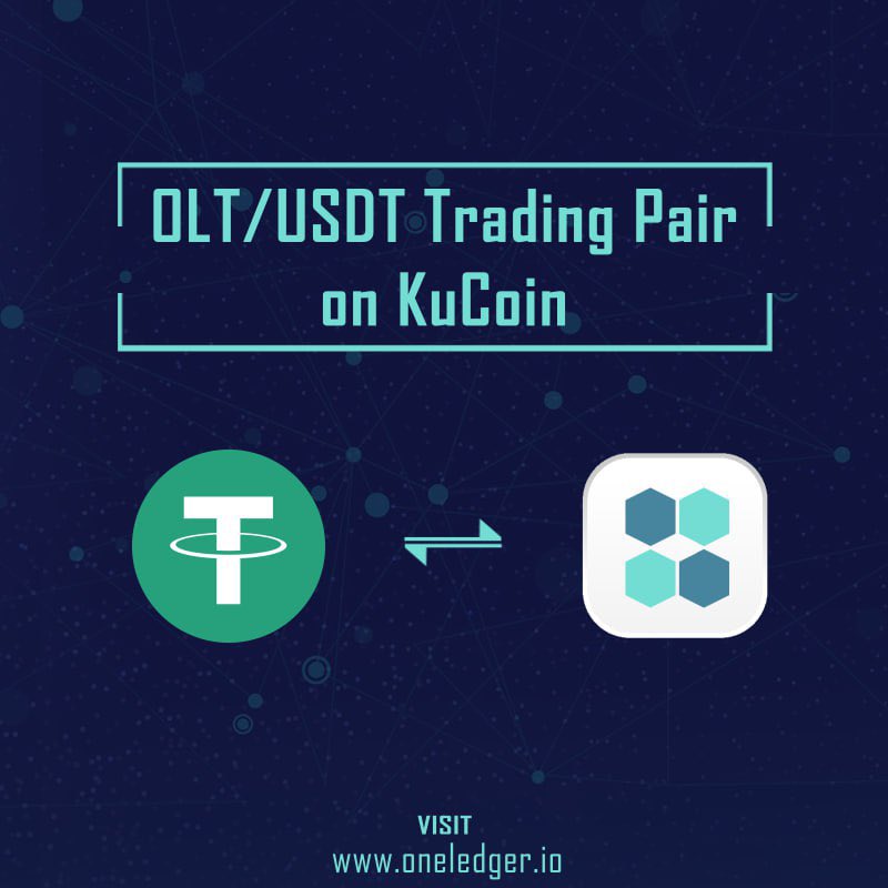 OneLedgerTech's tweet photo. Don’t miss $OLT / $USDT Trading Pair Launch tomorrow on @kucoincom! https://t.co/7xPtGjzYoo
