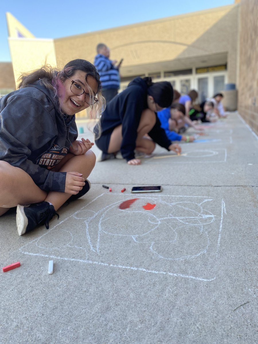 Day 1 of Chalk Art Festival!