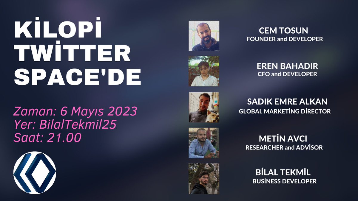 BilalTekmil25's tweet photo. Kısa bir aradan sonra tekrar Twitter Space'de buluşuyoruz. Bu cumartesi herkesi bekleriz.

#Bitcoin #Kilopi #Harmony #Fed #Ethereum #BNB https://t.co/SzABIs3Yk9