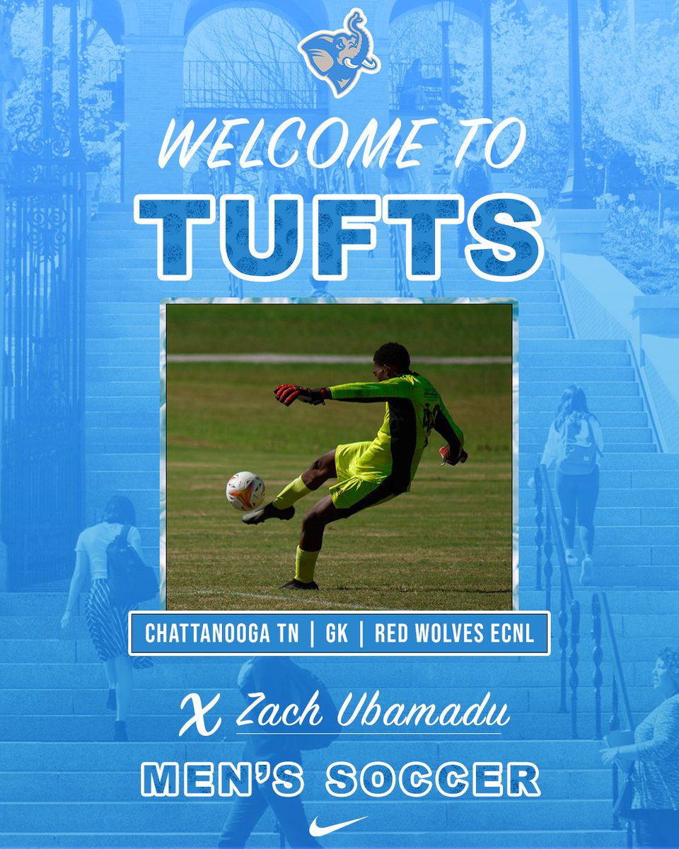 We went back to Tennessee for the second year in a row to bring in a safe pair of hands in GK Zach Ubamadu. Zach has a tremendous upside and we’re pumped to see his development and impact at Tufts!
