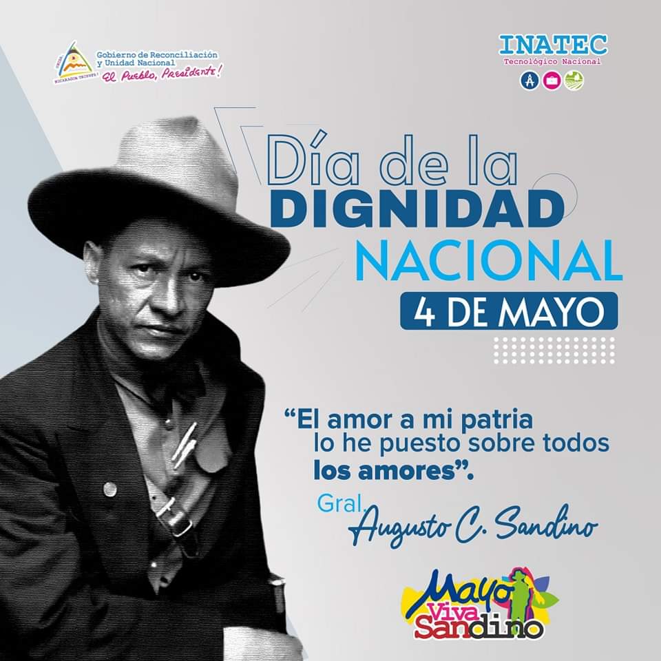 Un 4 de mayo de 1927 nuestro Gral Augusto C. Sandino se nego a ser parte de la traicion de nuestra Patria Nicaragua. Al no firmar el pacto del espino negro.
Este hecho marcho un inicio de heroismo de nuestro General Sandino.
#MayoVivaSandino
#Nicaragua