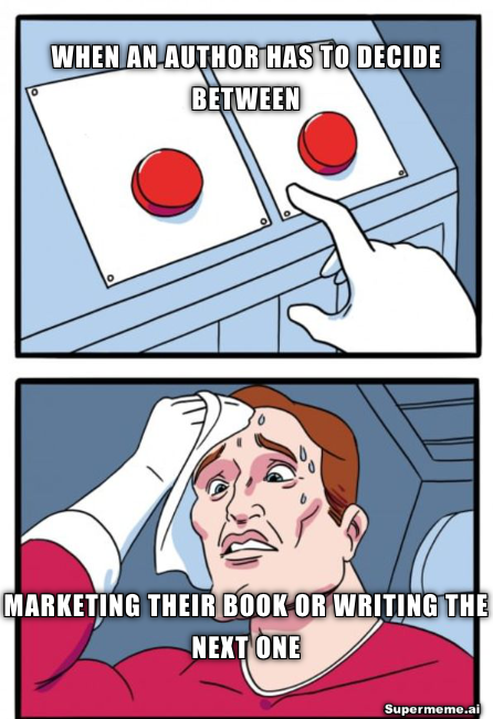 It's a tough call 😅

Let us take care of the publishing and marketing - you can focus on what really matters... WRITING! 

Book a free call with us today! 
calendly.com/discussionwith…

#writingcommunity #selfpublished #amquerying