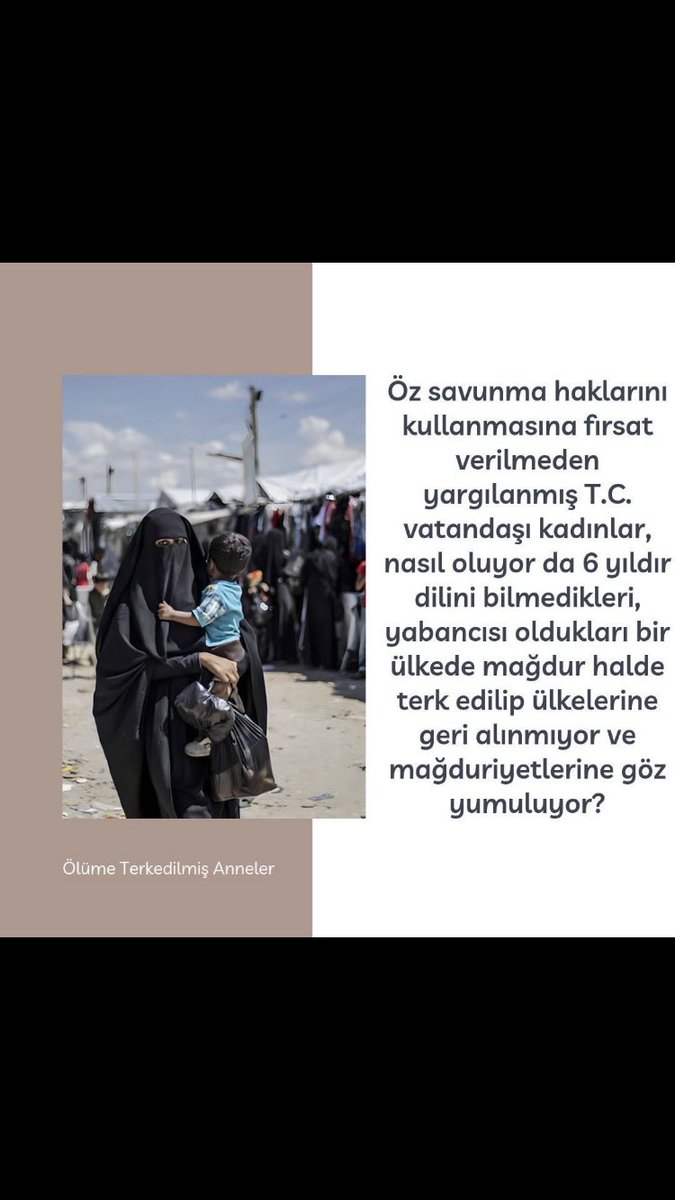 Ölüme terk edilmiş anneler