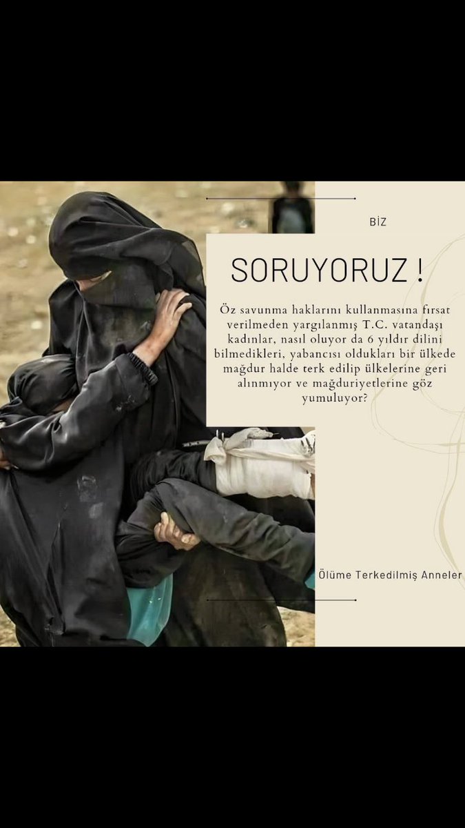 Ölüme terk edilmiş anneler
