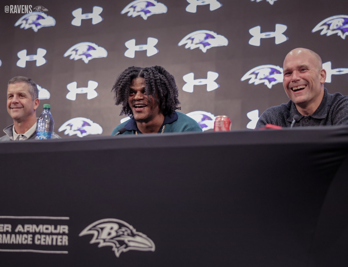 Ravens's tweet photo. A historic day in Baltimore 💜 https://t.co/icWMfCYSLH