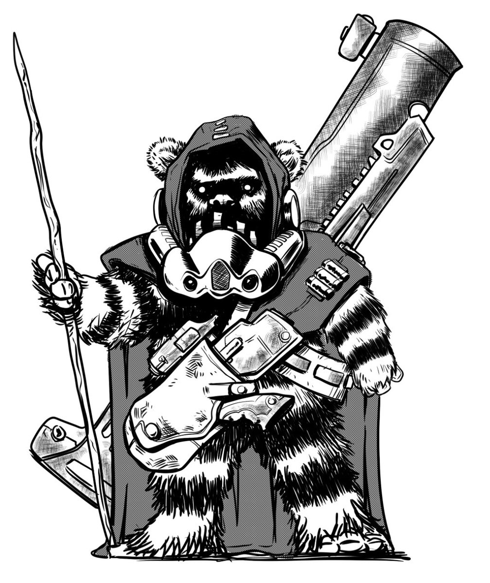 I drew an Ewok once #MayTheFourthBeWithYou