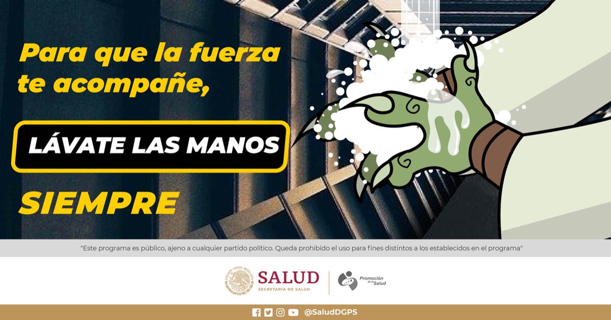 SaludDGPSP's tweet photo. Lavarte las manos de manera correcta sigue siendo una de las medidas más importante para prevenir contagios de algunas enfermedades.  “Salva Vidas: Lávate las manos”  #LavadoDeManos https://t.co/fhZI45odMx