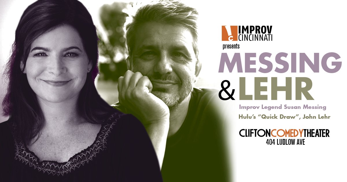 improvcincy's tweet photo. Don't Miss Legendary Performers Messing &amp; Lehr! - https://t.co/hs0P13wSF3 https://t.co/yApBm00WMp