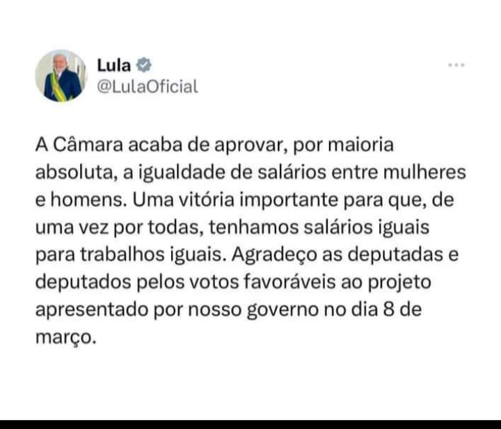 Pra isso que eu fiz e faço o L 💕
#LulaUmBrasilParaTodos