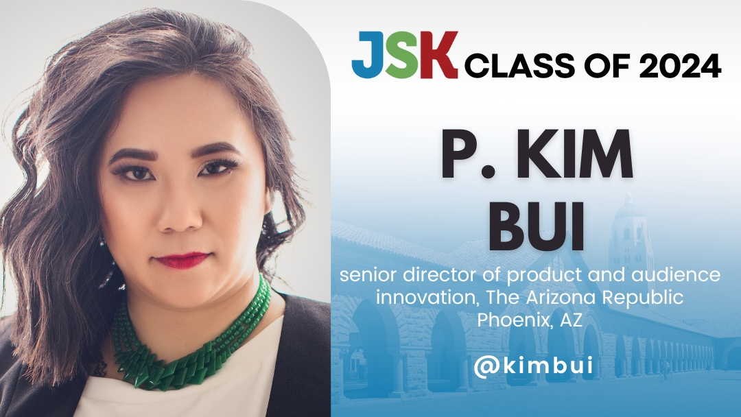 Please welcome P. Kim Bui, the senior director of product and audience innovation at The Arizona Republic. Welcome to the fellowship, <a href="/kimbui/">P. Kim Bui</a>!  #jsk24 <a href="/azcentral/">azcentral</a> <a href="/degarciaknight/">Dawn Garcia</a> @pamaples <a href="/AlbertoBMendoza/">Alberto B Mendoza</a>