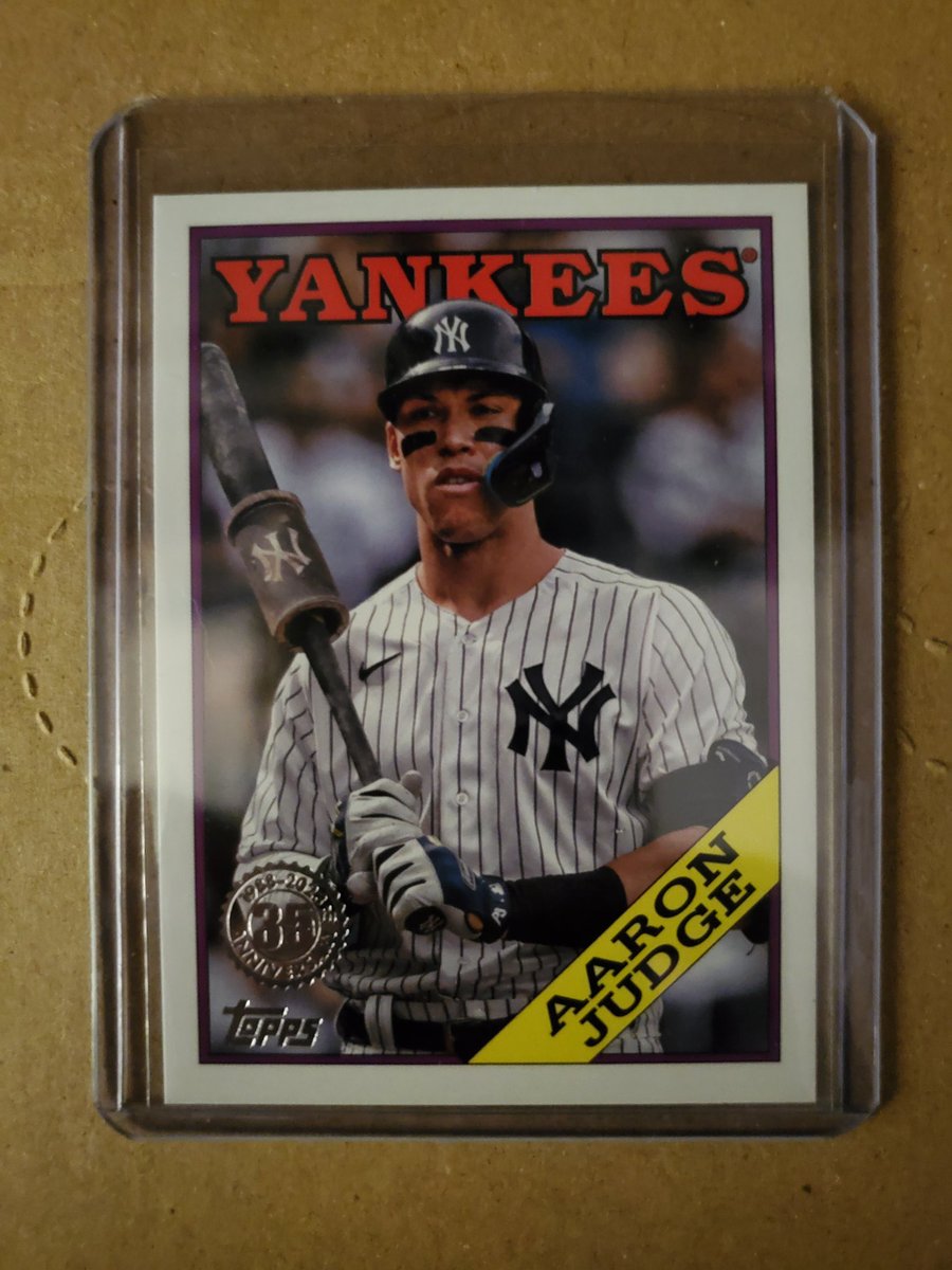 tigerfrank23's tweet image. "1988 @Topps Baseball Cards" was favorite of many great sets issued by that company. Clean &amp;amp; simple cards with essential white border. This is 35th anniversary of that set &amp;amp; #Topps2023 issue includes commemorative inserts replicating the '88 style. Added a few this week: