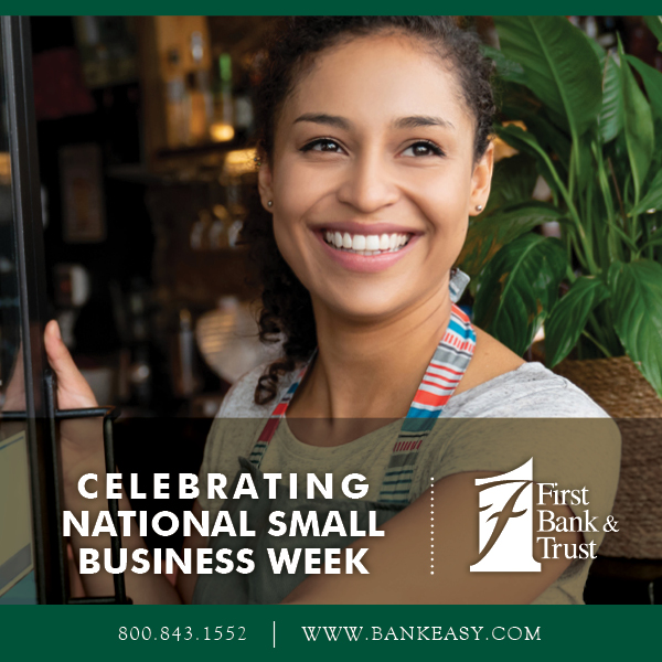 Small businesses keep our communities thriving! We couldn't be more grateful for all the small business owners who put their heart and passion into making their big picture a reality. Happy National Small Business Week! 
{FB&amp;T|MemberFDIC}
