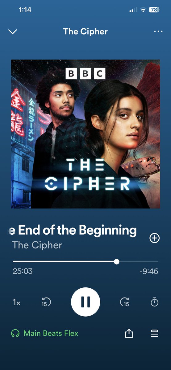 Lanay143's tweet image. I am NOT into #SciFi  AT ALL…like not even a little bit!! But I must say that I really enjoyed this podcast!!! I’ve been listening for the past three days while I’m working and I was HOOKED!!  #CIPHER #TheCipher #BBC
