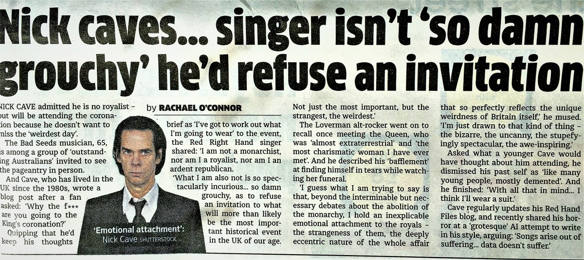 SussexGlobe's tweet photo. Ex Brighton resident and 'outstanding Australian' accepts invitation to Coronation, crawls over fifty pussies just to get to one fat boy's asshole 

#NickCaveCoronation #staggerlee https://t.co/LOimMQikZX