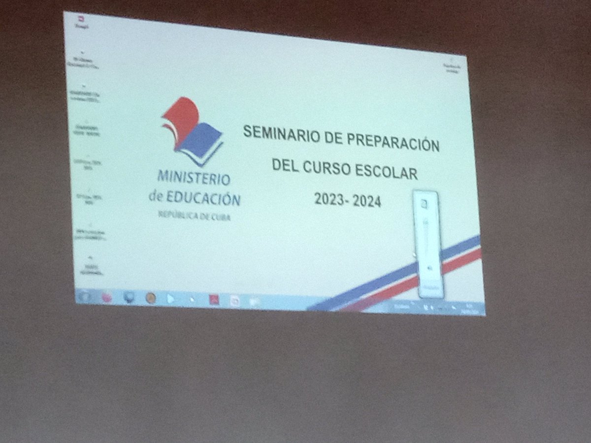 maria_laviste's tweet photo. #Cuba #CubaMined
@Educa_Gtmo 
Inicia Seminario Nacional de Preparación del Curso Escolar 2023_2024 .
La Ministra de Educación apertura este espacio compartiendo la necesidad de mantener la unidad y continuar elevando la calidad de la educación. 
@Rafael_Perezgtm 
@mosqueda20 https://t.co/0ZcoQWFGQA
